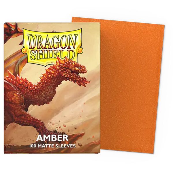 DS-AMBER-MATTE Protectores Dragon Shield- Amber Matte