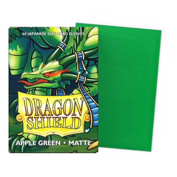 Protectores Dragon Shield - Japenese Size - Apple Green Matte