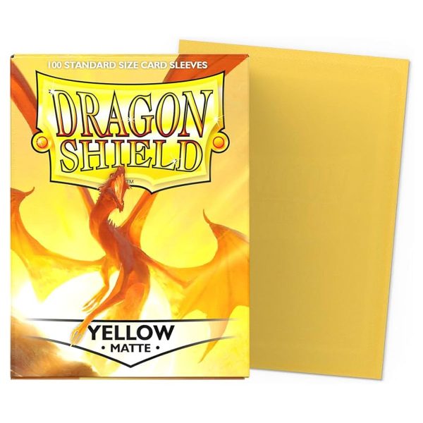Protectores Dragon Shield - Yellow Matte