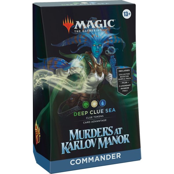 MTG-COMMANDER-DECK-DEEP-CLUE-SEA Commander Deck - Deep Clue Sea Murders at Karlov Manor - Inglés