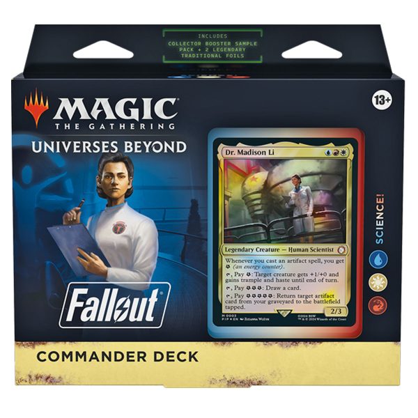 Commander Deck - Fallout Science - Inglés