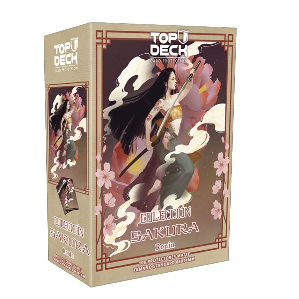 PROTECTOR-STANDARD-SAKURA-RONIN Protectores Top Deck – Standard – Sakura Ronin