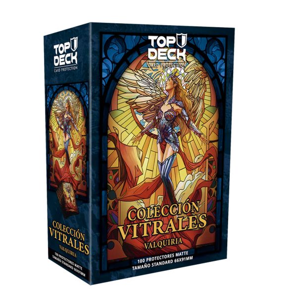 PROTECTOR-STANDARD-VITRAL-VALQUIRIA Protectores Top Deck – Standard – Vitrales Valquiria