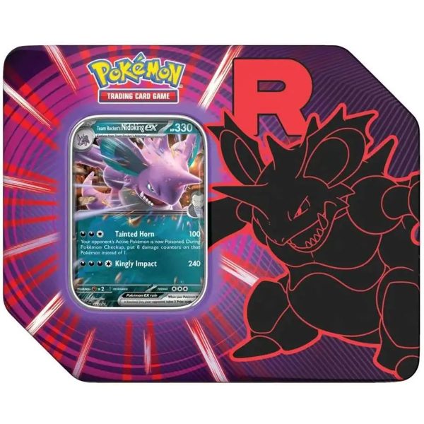 Rocket Tin - Nidoking Ex - Inglés