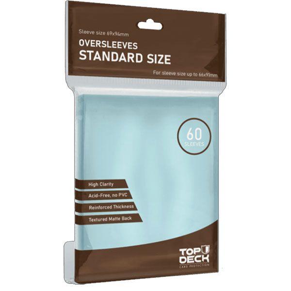 Protectores Top Deck Oversleeve Standard 100