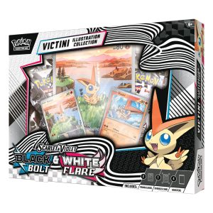 Illustration Collection - Victini Black Bolt & White Flame - Inglés