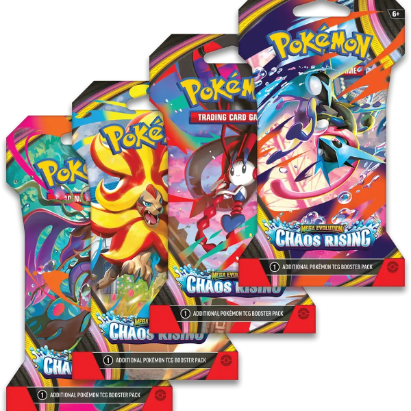Chaos Rising Sleeved Booster Pokemon TCG Chaos Rising Sleeved Booster Inglés