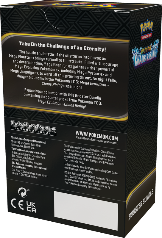 Pokemon TCG Chaos Rising Booster Bundle Inglés