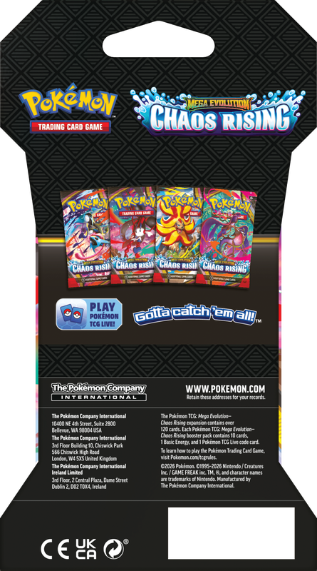 jZFFKHwLpPNnfXBQYN9pevhAEtYYjw3tJrVxRdrI Pokemon TCG Chaos Rising Sleeved Booster Inglés