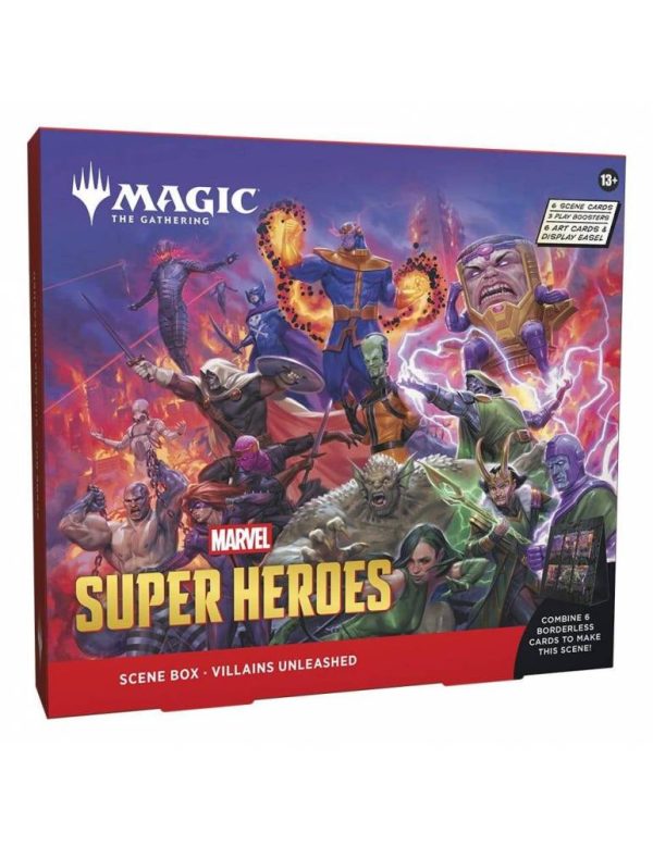 MTG Marvel Super Heroes — Scene Box: Villains Unleashed (Inglés)