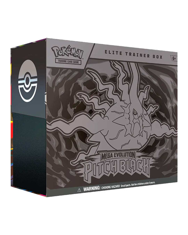 etb-pitch-black Pokémon TCG: Mega Evolution – Pitch Black – Elite Trainer Box (inglés)