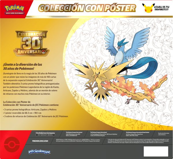 ttAmpxO9ecyem5RU48Xl868YUSvFnrdYP2ymEhGm Pokémon TCG: 30th Celebration – Poster Collection (Español)