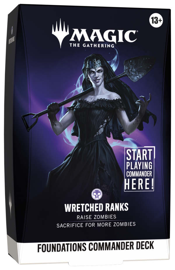 ⚫ MTG [ESP] FOUNDATIONS COMMANDER — WRETCHED RANKS