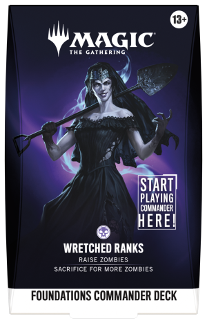 ⚫ MTG [ESP] FOUNDATIONS COMMANDER — WRETCHED RANKS