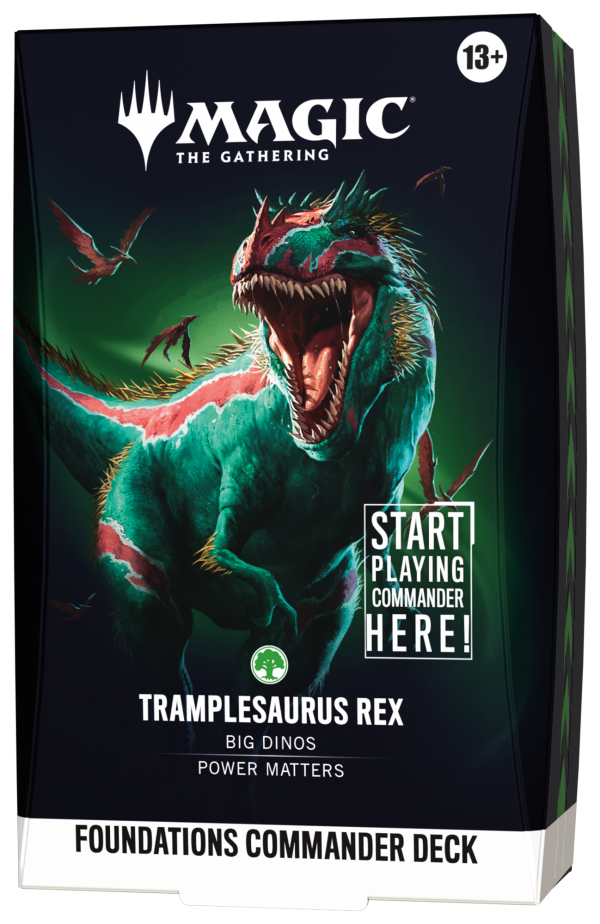 🟢 MTG [ESP] FOUNDATIONS COMMANDER — TRAMPLESAURUS REX